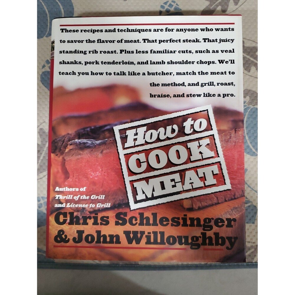 How to cook MEAT Cookbook first edition hardcover cookbook 2000